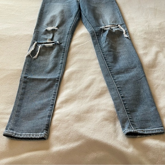 Levi's 721 Ripped High Rise Skinny Jeans W26 L30 - Picture 5 of 16